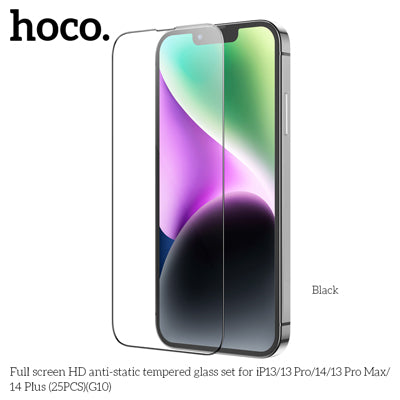 G10 ESD Anti-static Full Cover Tempered Glass Screen Protector - iP14/13/13Pro/16E