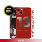 iPhone 13 Oem Compatible Housing With Full Parts - Red