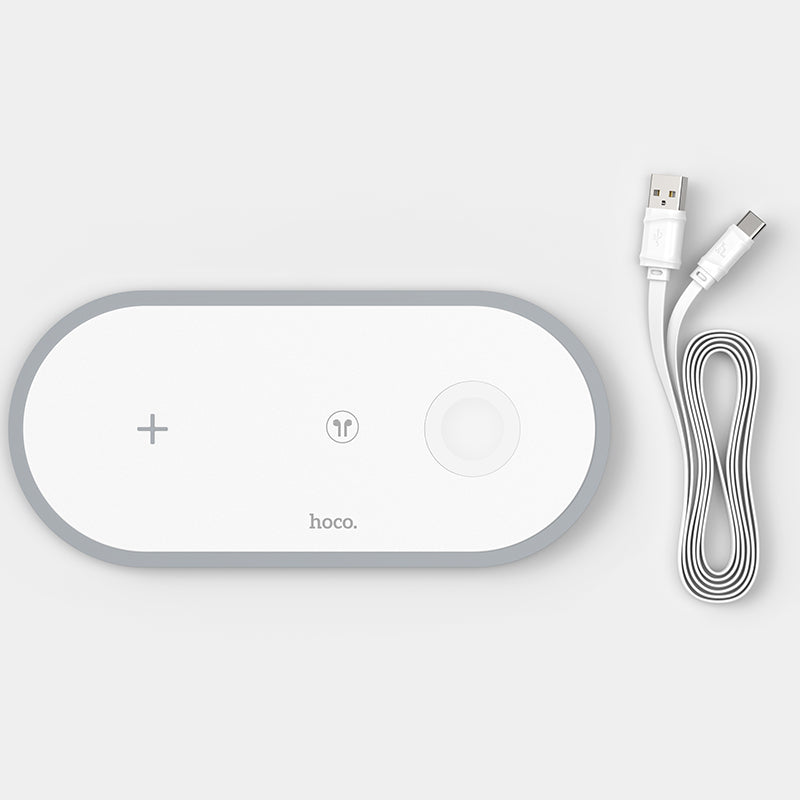 HOCO CW24 Handsome 3-in-1 wireless fast charger
