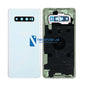 Samsung Galaxy S10 Plus Back Glass with Adhesive - Ceramic White