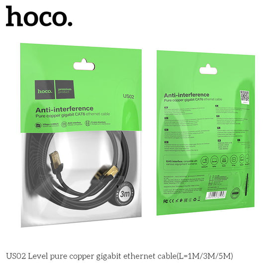 US02 Level pure copper gigabit ethernet cable(L=3M)