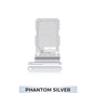 Single SIM Card Tray for Samsung Galaxy S21 Plus-Phantom Silver-OEM