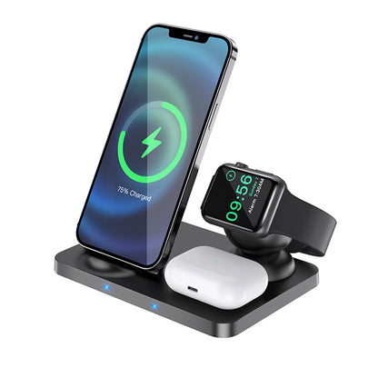 HOCO CW33 3 in 1 15 Wiressless Charger Stand