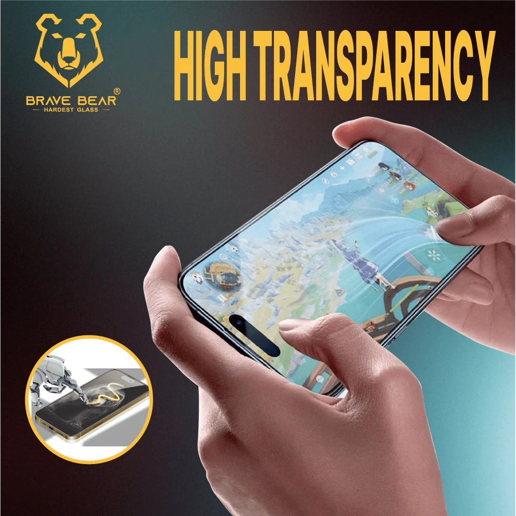 G15 Dust Free Full Cover Tempered Glass - iP13 Pro Max