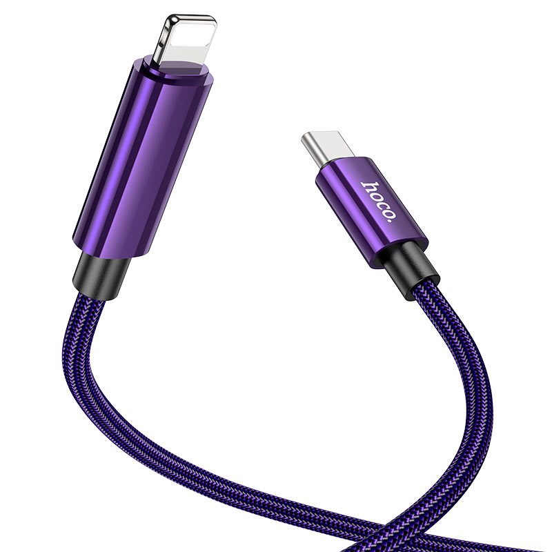 Hoco U125 Benefit PD charging data cable with display iP