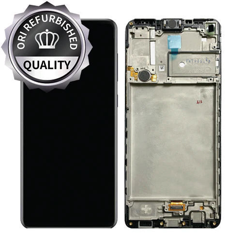 Samsung Galaxy A21S Compatible Amoled Assembly with Frame Refurbished
