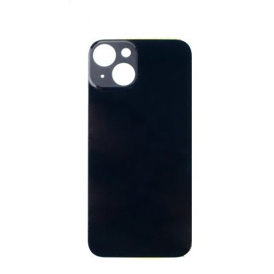iPhone 14 OEM Compatible Back Glass with 3M Adhesive - Black(Big Hole)