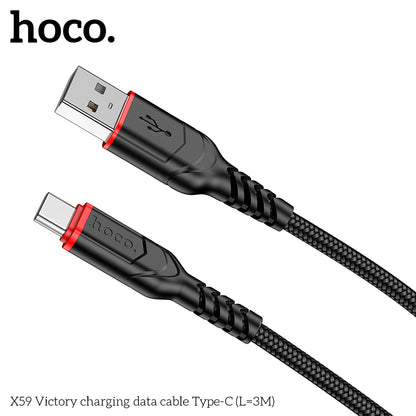 X59 Victory charging data cable Type-C(L=3M)