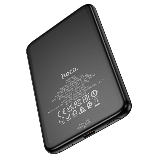 Hoco J140A white Tony PD20W ultra-thin magnetic power bank(5000mAh)