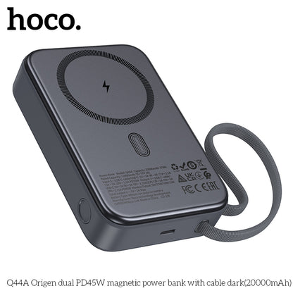 Q44A For Laptop PD45W 20000mAh Magsafe with Cable power bank