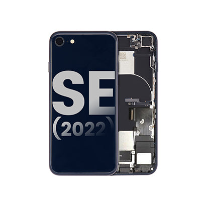 iPhone SE 2022 Back Housing With Smart Parts - Black