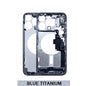 iPhone 15 Pro Max Oem Mid Frame Housing With Small Parts - Blue Titanium