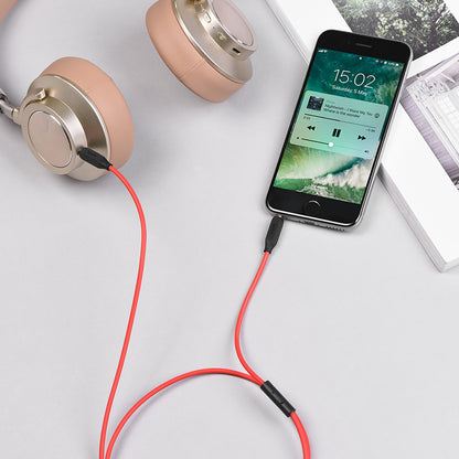 HOCO UPA12 Aux to Aux 3.5mm with Mic.- Black