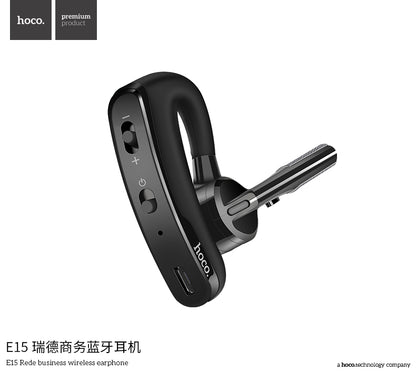 HOCO Rede Wireless Earphone With Mic - E15