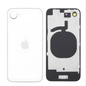 iPhone 16E Compatible Back Glass With Camera Lens And Adhesive OEM - White