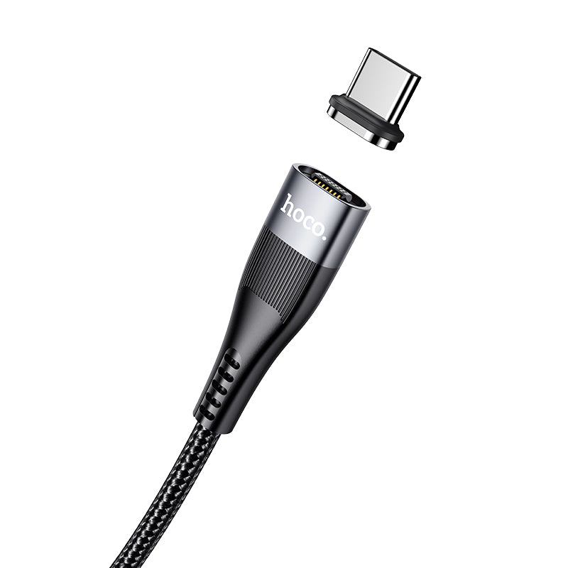 HOCO U99 Vortex 100W magnetic charging data cable Type-C to Type-C(L=1M)