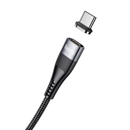 HOCO U99 Vortex 100W magnetic charging data cable Type-C to Type-C(L=1M)