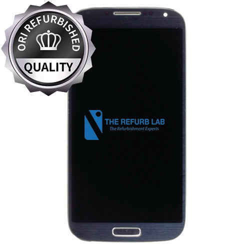 Samsung I9505 I9507 Galaxy S4 Compatible Amoled Assembly - Refurbished with Frame - Black