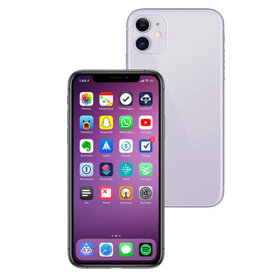 iPhone 11 Used Phone 128GB Purple [Grade-A] Bat 90% above