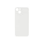 iPhone 13 - Compatible Back Glass Aftermarket - White (Big Hole)