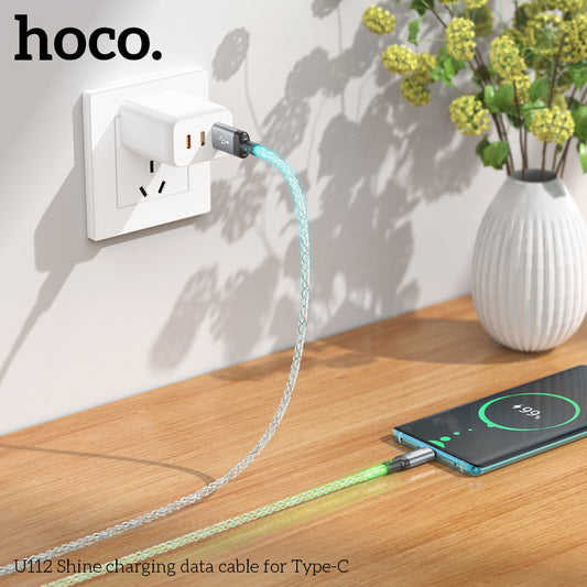 HOCO U112 Shine charging data cable for Type-C