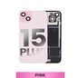 Iphone 15 Plus Back Glass With Camera Lens + Magnet + Wireless Flex Charger OEM Pink