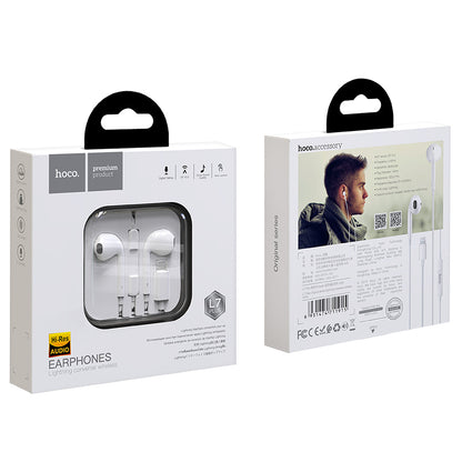 HOCO L7 Plus Lightning Earphones with Mic