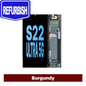 Samsung Galaxy S22 Ultra Refurbished  Assembly with Frame - Burgundy