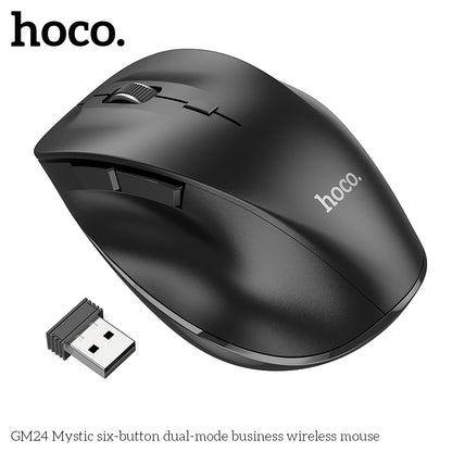 HOCO GM24 Mystic six-button dual-mode business wireless mouse