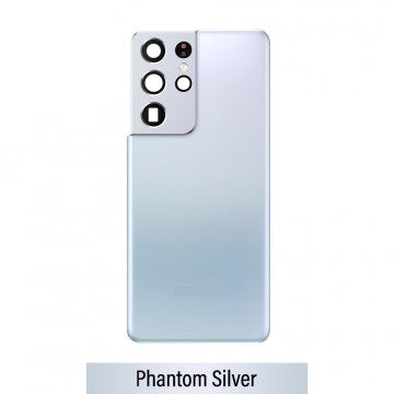 Samsung S21 Ultra Back Glass With Adhensive - Phantom Silver