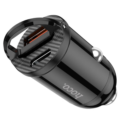 HOCO NZ2 PD 30W + QC3.0 Fast Mini Hidden Car Charger