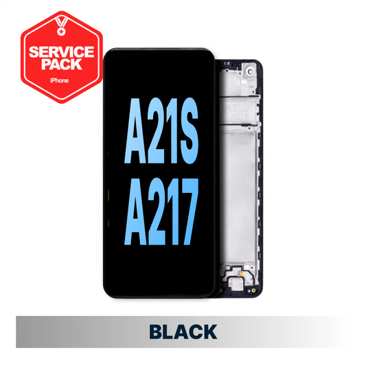 Samsung Galaxy A21S/A217 Service Pack OLED Screen - Black