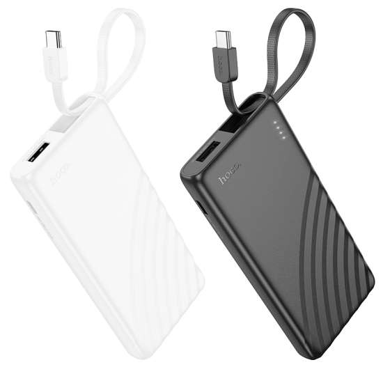 Hoco J129 Nature power bank with cable(USB-C)(5000mAh) Black