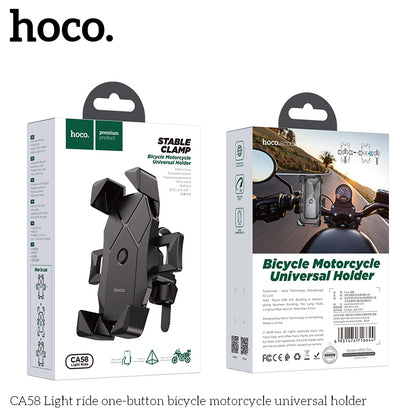 HOCO CA58 Light ride one-button bicycle motorcycle universal holder