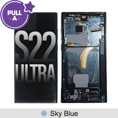 Samsung Galaxy S22 Ultra Pull A grade Screen - Sky Blue