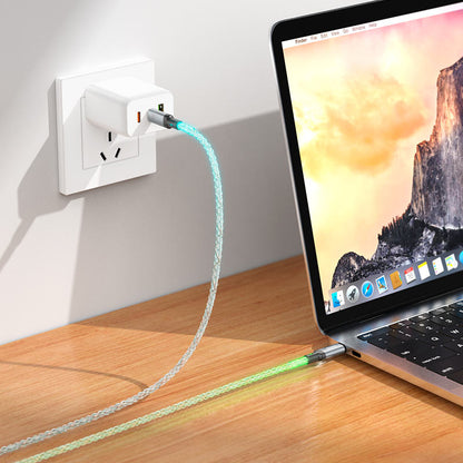 Hoco U112 Shine 60W charging data cable for Type-C to Type-C