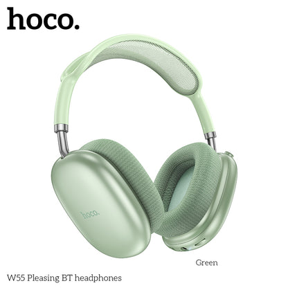 Hoco W55 Plus Happiness ANC noise reduction BT headphones Grey