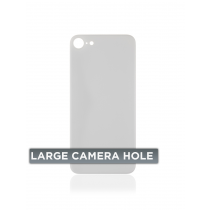iPhone 8 - Compatible Back Glass - White (Big Hole)