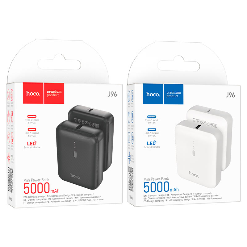 Hoco J96 Strider power bank(5000mAh) - White