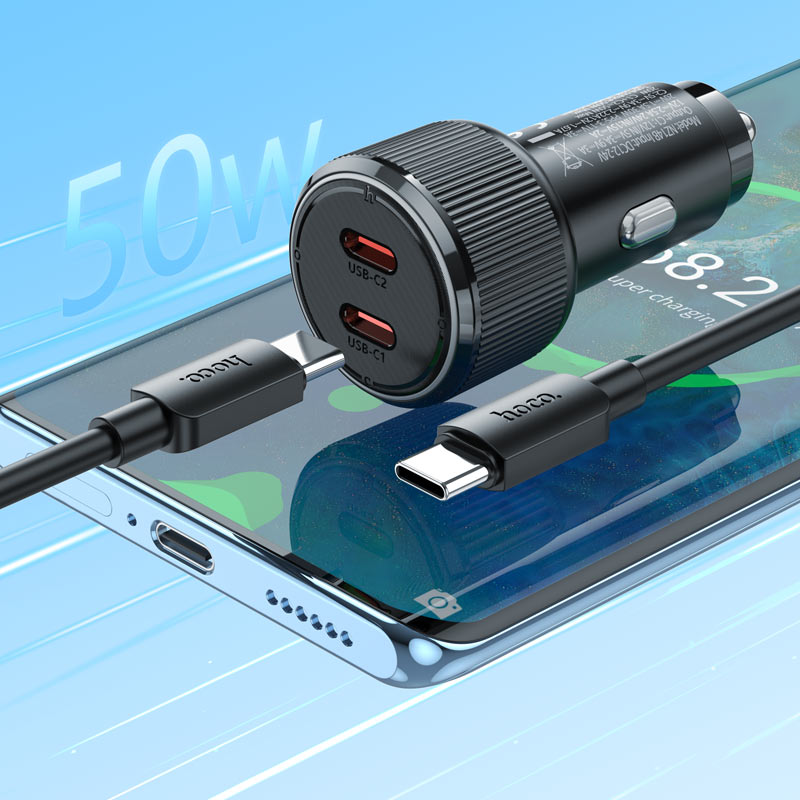 HOCO NZ14B Guerrero PD50W(2C) car charger