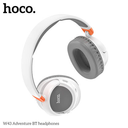 HOCO W43 Adventure BT headphones - White