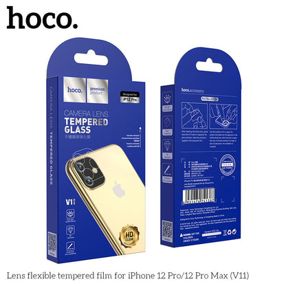 HOCO V11 Camera Lens Flexible tempered glass- iPhone 12 Pro