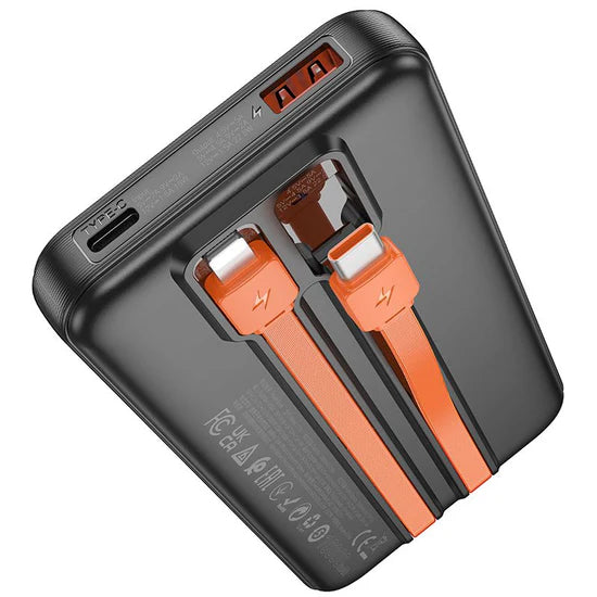 Hoco J119A Sharp charger 22.5W+PD20 fully compatible power bank with digital display and cable(20000mAh)