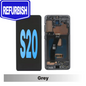 Samsung Galaxy S20 Refurbished Screen Assembly with Frame - Grey