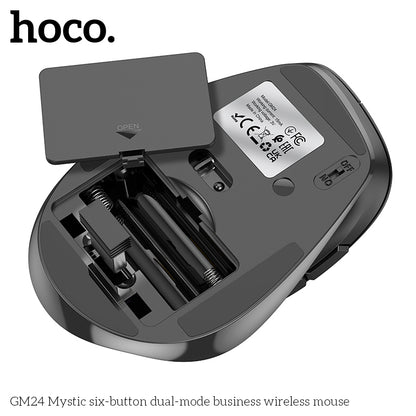 HOCO GM24 Mystic six-button dual-mode business wireless mouse