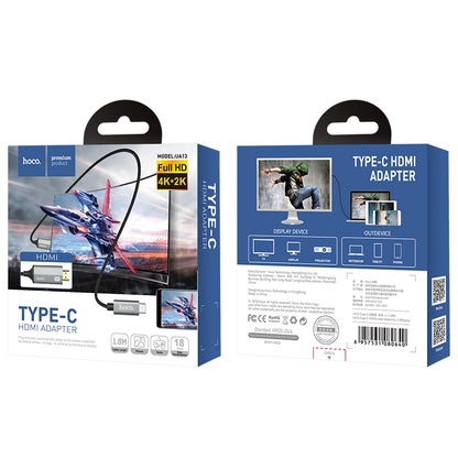 HOCO UA13 Type C to HDMI 4k Cable (L=1.8m)