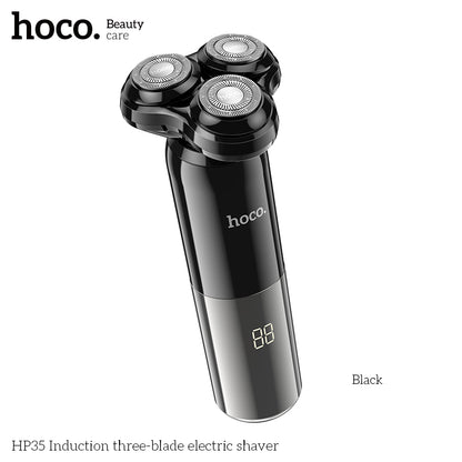 Hoco HP35 Induction three-blade electric shaver - Grey