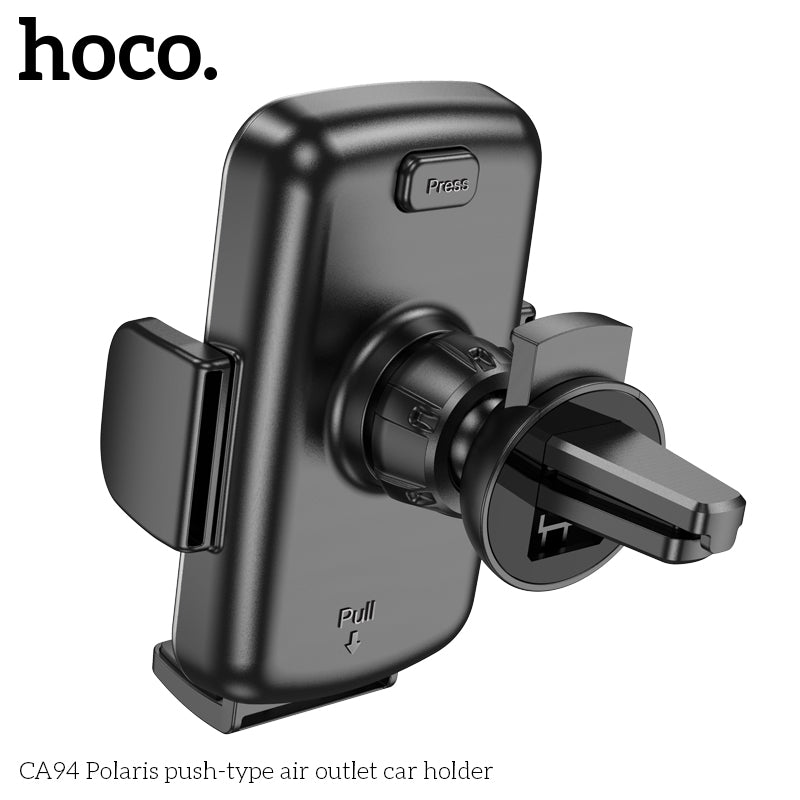 HOCO CA94 Polaris push-type air outlet car holder