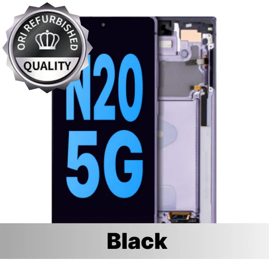 Samsung Galaxy Note 20 Refurbished Assembly with Frame - Black