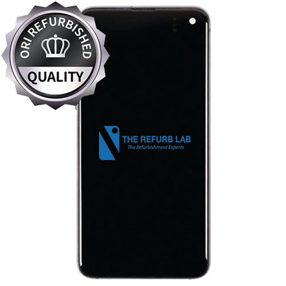 Samsung Galaxy S10E Compatible Amoled Assembly with Frame Refurbished - PRISM/CERAMIC Black